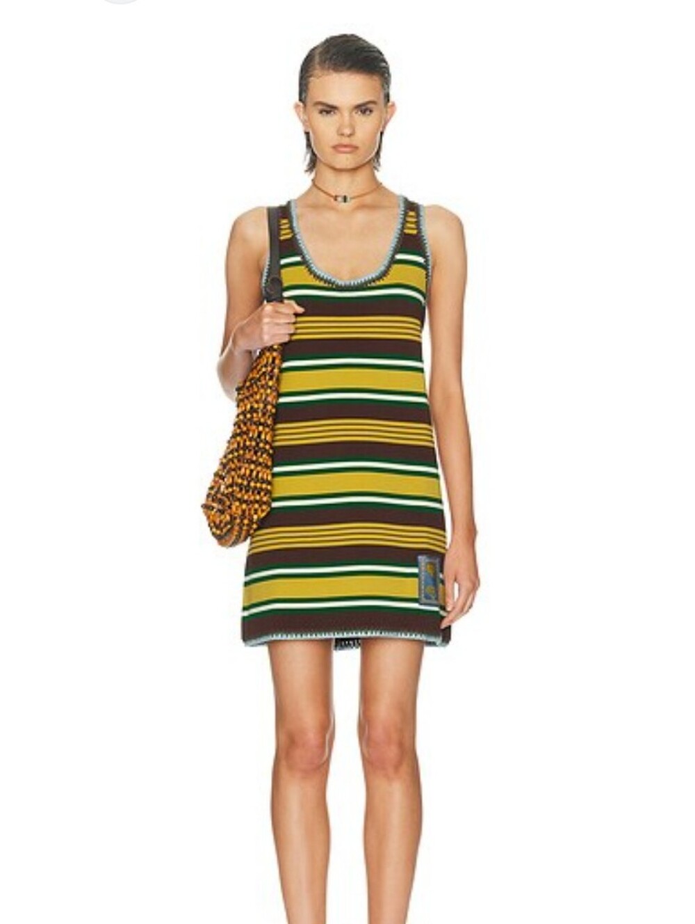 Women's Designer Dress - Alemais Relax Fit Knit Mini Dress Size US 4 Fits Big